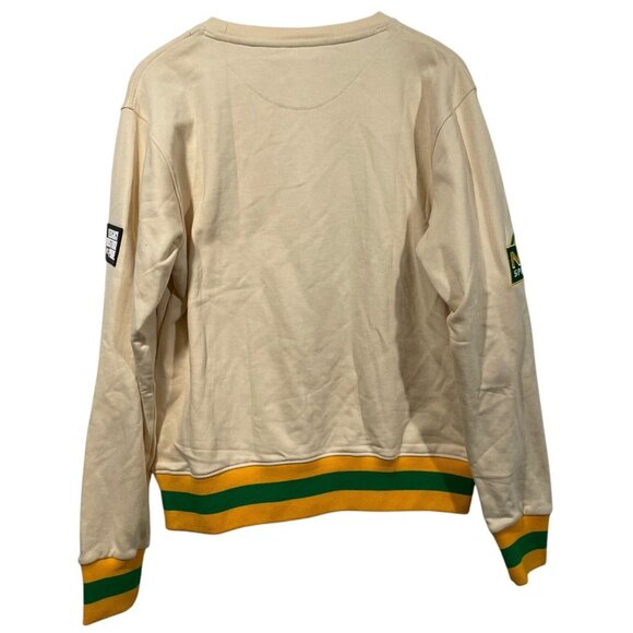 Norfolk State University Behold the Green & Gold Sweatshirt M Retro Varsity NWT - Picture 9 of 12